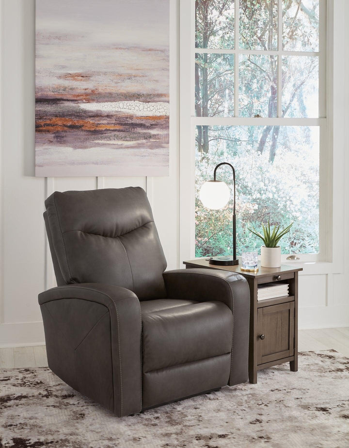 Ryversans Power Recliner 4610506 Quarry Contemporary Motion Recliners - Free Standing By AFI - sofafair.com
