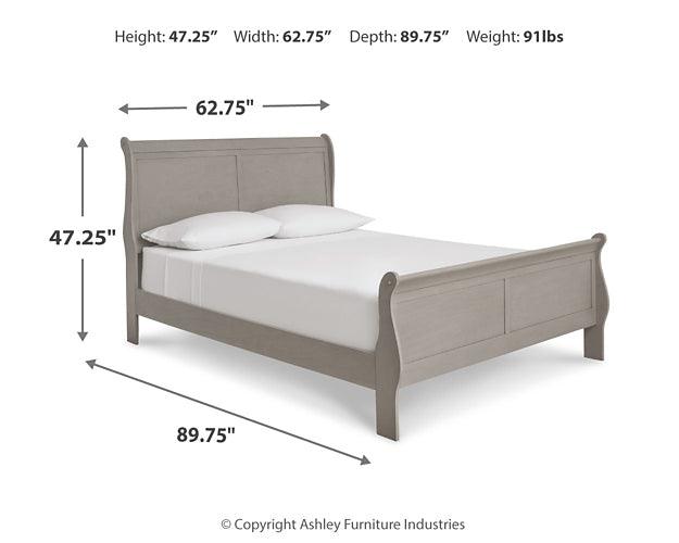 Kordasky Queen Sleigh Bed B394B4 Black/Gray Traditional Master Beds By Ashley - sofafair.com