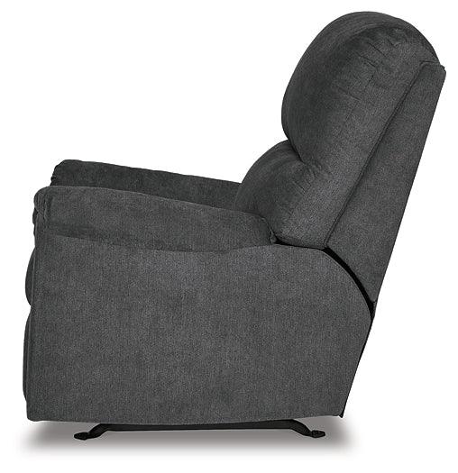 Miravel Recliner 4620425 Gunmetal Contemporary Motion Recliners - Free Standing By AFI - sofafair.com