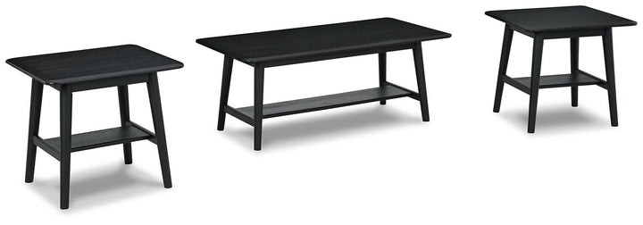 Westmoro Table (Set of 3) T271-13 Black/Gray Contemporary 3 Pack By Ashley - sofafair.com