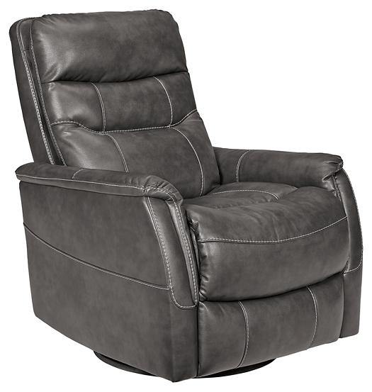 Riptyme Swivel Glider Recliner 4640261 Quarry Contemporary Motion Recliners - Free Standing By AFI - sofafair.com