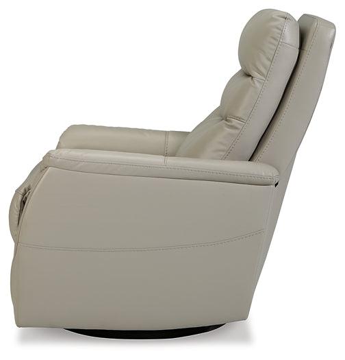 Riptyme Swivel Glider Recliner 4640461 Dove Gray Contemporary Motion Recliners - Free Standing By AFI - sofafair.com