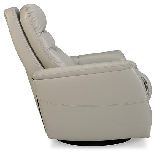 Riptyme Swivel Glider Recliner 4640461 Dove Gray Contemporary Motion Recliners - Free Standing By AFI - sofafair.com