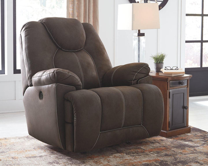 Warrior Fortress Power Recliner 4670198 Coffee Contemporary Motion Recliners - Free Standing By AFI - sofafair.com