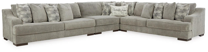 Bayless 4-Piece Sectional 52304S2 Black/Gray Contemporary Stationary Sectionals By AFI - sofafair.com
