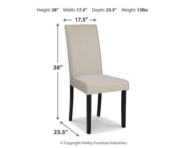 D250-05 Brown/Beige Contemporary Kimonte Dining Chair By AFI - sofafair.com