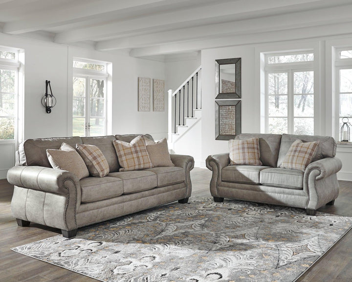 Olsberg Sofa and Loveseat 48701U1 Steel Traditional Stationary Upholstery Package By AFI - sofafair.com