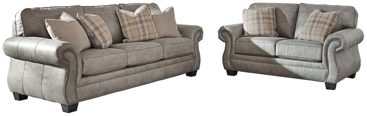 Olsberg Sofa and Loveseat 48701U1 Steel Traditional Stationary Upholstery Package By AFI - sofafair.com