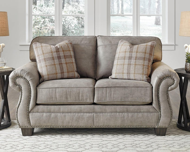 Olsberg Sofa and Loveseat 48701U1 Steel Traditional Stationary Upholstery Package By AFI - sofafair.com