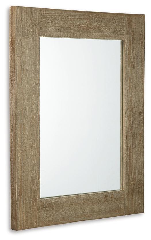 A8010277 Transparent Casual Waltleigh Accent Mirror By Ashley - sofafair.com