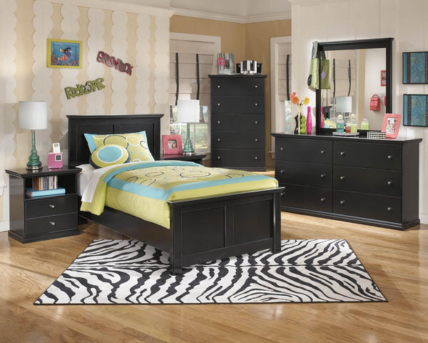 Maribel Chest of Drawers B138-46 Black/Gray Casual Master Bed Cases By Ashley - sofafair.com