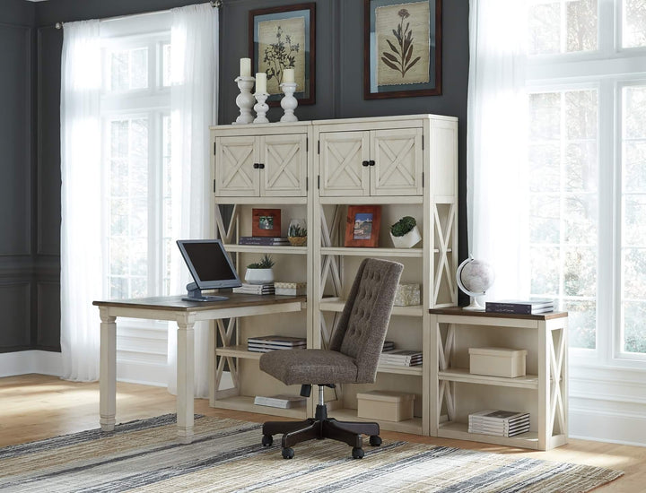 Bolanburg 75" Bookcase H647-17 White Casual Home Office Cases By Ashley - sofafair.com