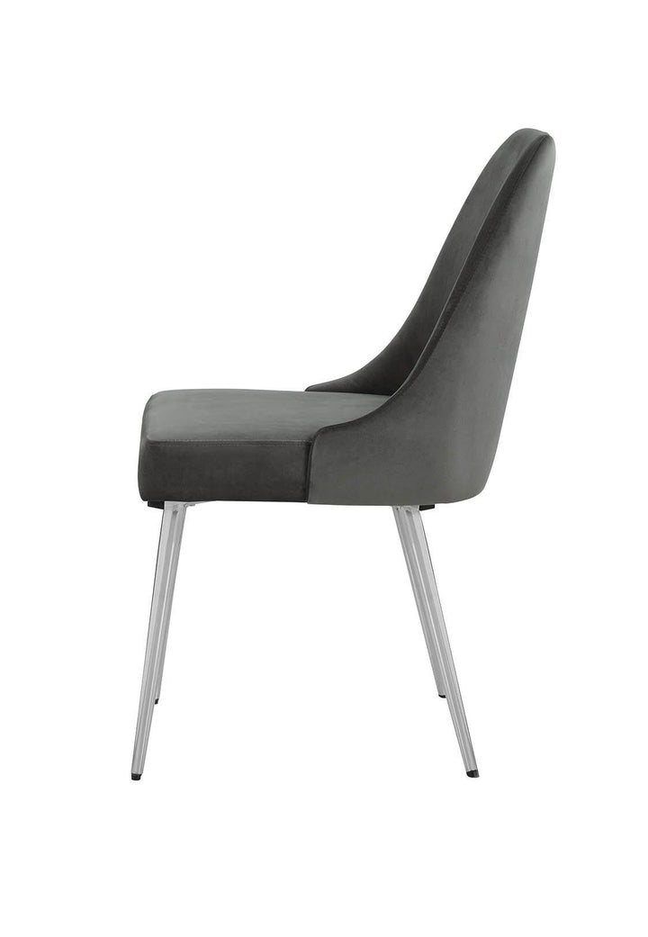Dining chair 191442 Grey Dining Chair1 By coaster - sofafair.com