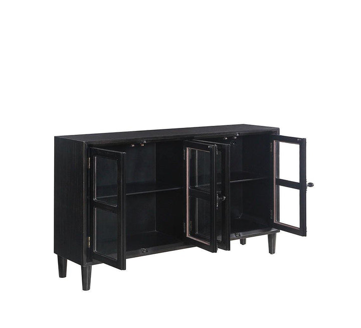 Transitional black accent cabinet 950780 Black Accent Cabinet1 By coaster - sofafair.com