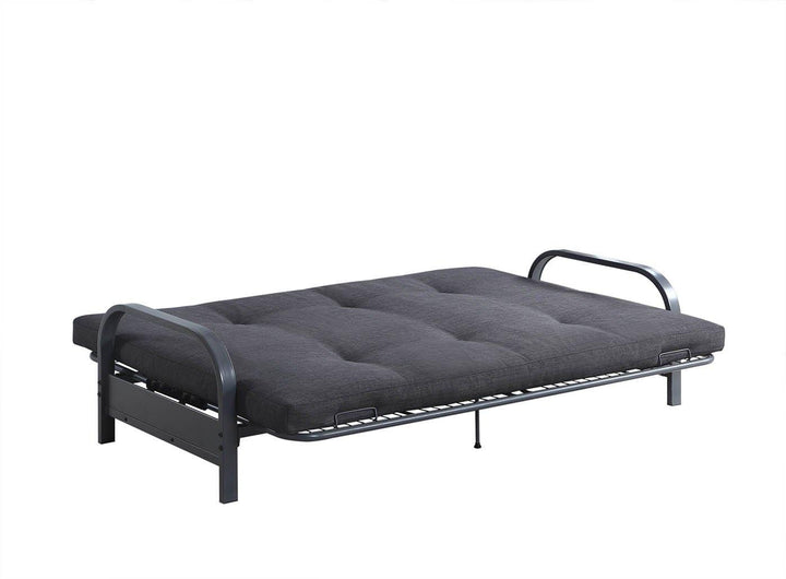 360008 metal Dark grey metal futon frame By coaster - sofafair.com