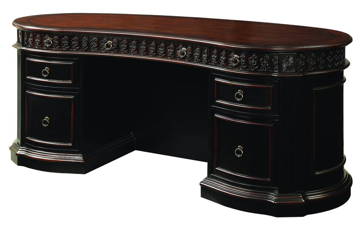 Rowan 800921 Traditional executive desk By coaster - sofafair.com