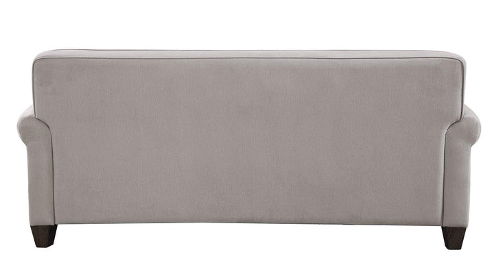 Gideon transitional cement-toned sofa 506401 Wood grain Sofa1 By coaster - sofafair.com