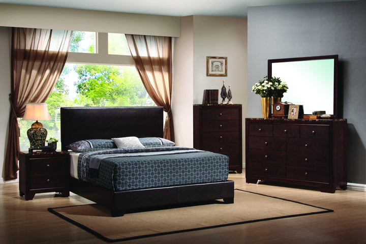 Conner 300261 Dark brown Casual twin bed By coaster - sofafair.com