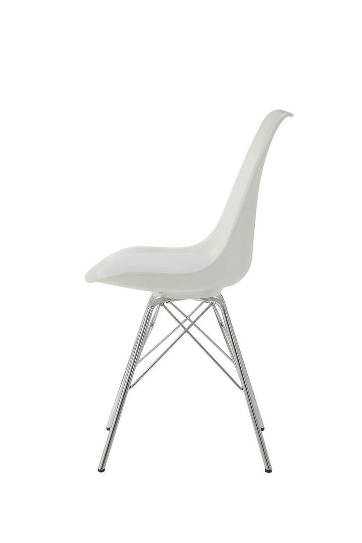 Lowry 102792 White Dining Chair1 By coaster - sofafair.com