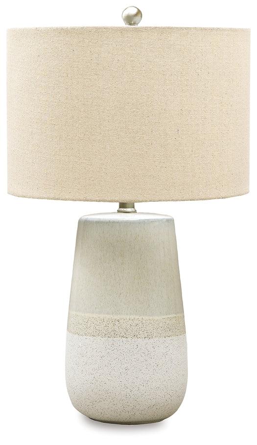 L100724 Brown/Beige Casual Shavon Table Lamp By Ashley - sofafair.com