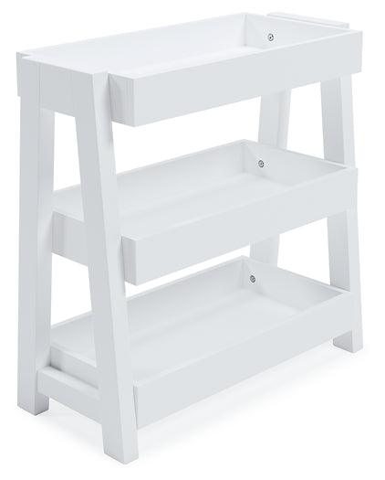 Blariden Shelf Accent Table A4000362 White Casual Decorative Oversize Accents By Ashley - sofafair.com