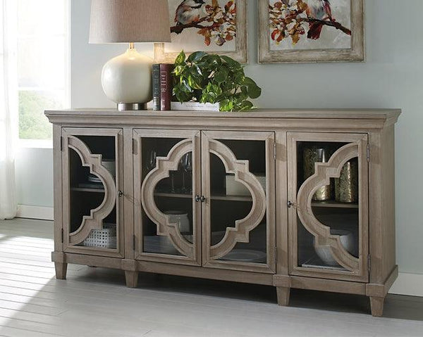 A4000037 Black/Gray Casual Fossil Ridge Accent Cabinet By Ashley - sofafair.com