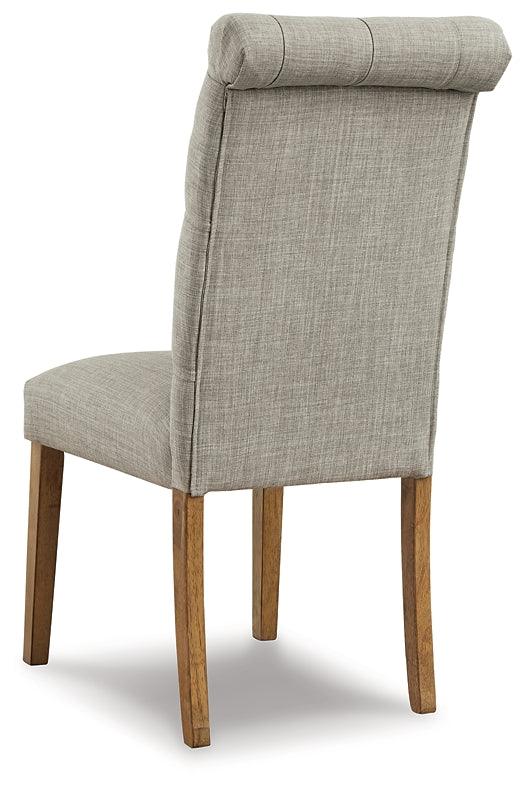 D324-02X2 Black/Gray Casual Harvina Dining Chair (Set of 2) By Ashley - sofafair.com