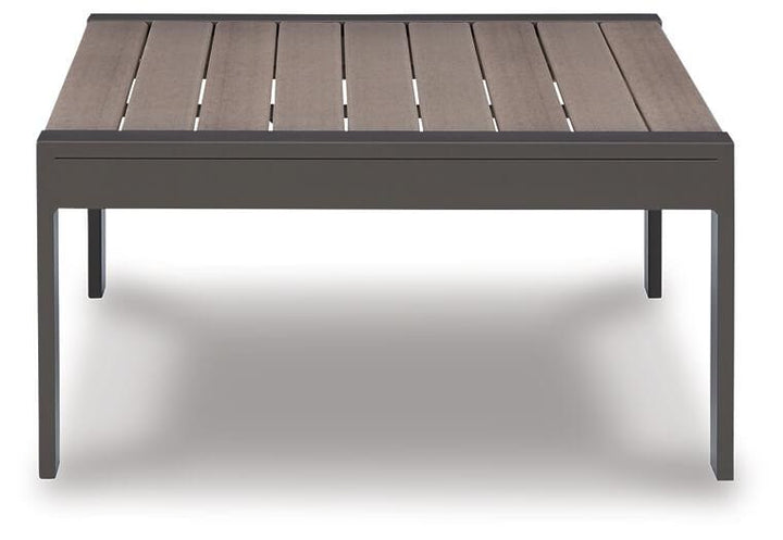 Tropicava Outdoor Coffee Table P514-701 Brown/Beige Casual Outdoor Cocktail Table By AFI - sofafair.com