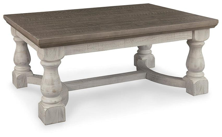 Havalance Coffee Table T814-1 White Casual Cocktail Table By Ashley - sofafair.com