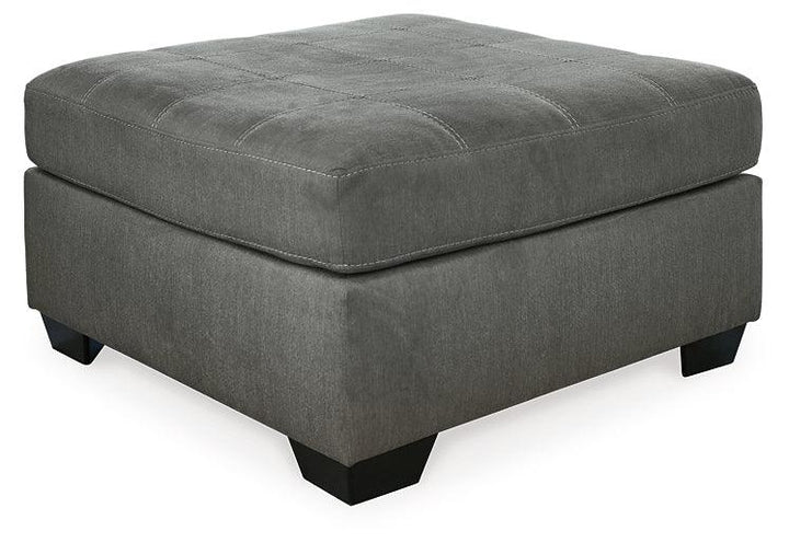 3492708 Black/Gray Contemporary Pitkin Oversized Accent Ottoman By Ashley - sofafair.com
