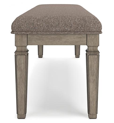 Lexorne 63" Dining Bench D924-00 Black/Gray Traditional Casual Seating By Ashley - sofafair.com
