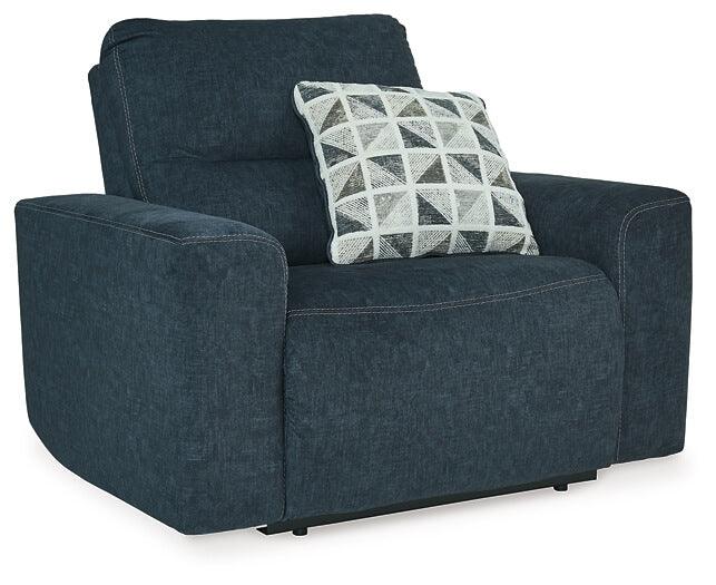 Paulestein Oversized Power Recliner 1550482 Blue Contemporary Motion Upholstery By AFI - sofafair.com