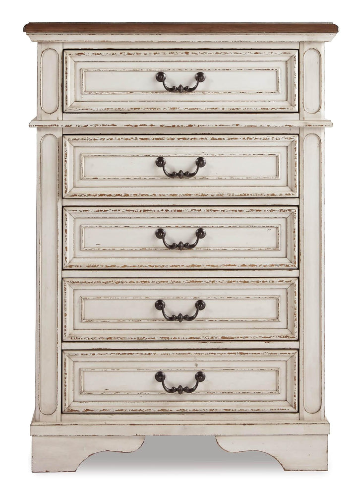 Realyn Chest of Drawers B743-45 White Casual Youth Bed Cases By Ashley - sofafair.com