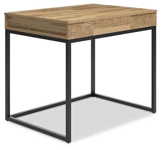 Gerdanet 36" Home Office Desk H320-13 Black/Gray Casual Desks By Ashley - sofafair.com