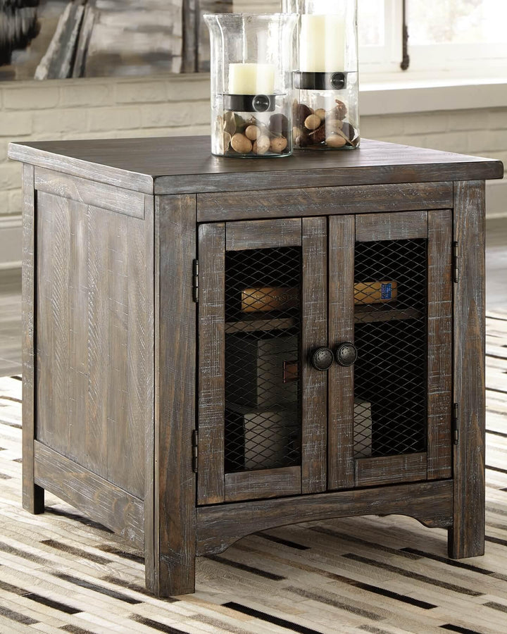 T446-3 Brown/Beige Casual Danell Ridge End Table By Ashley - sofafair.com