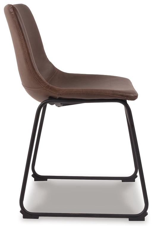 D372-01X2 Black/Gray Casual Centiar Dining Chair (Set of 2) By Ashley - sofafair.com