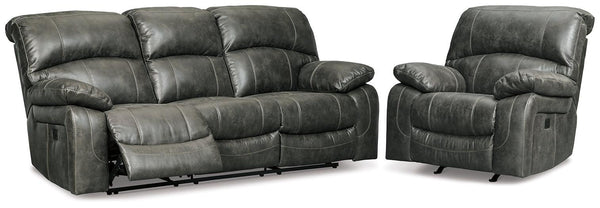 Dunwell Power Reclining Sofa with Power Recliner 51601U2 Steel Contemporary Motion Upholstery Package By AFI - sofafair.com