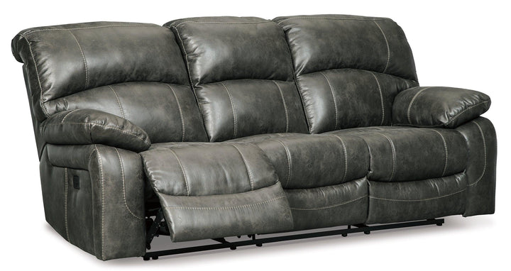 Dunwell Power Reclining Sofa and Loveseat 51601U1 Steel Contemporary Motion Upholstery Package By AFI - sofafair.com