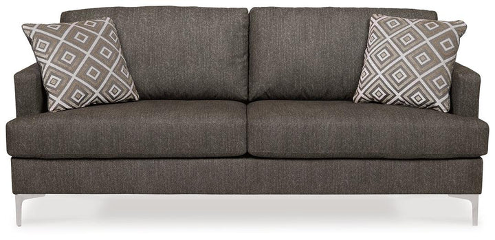 Arcola RTA Sofa 82604S1 Black/Gray Contemporary Stationary Upholstery By Ashley - sofafair.com