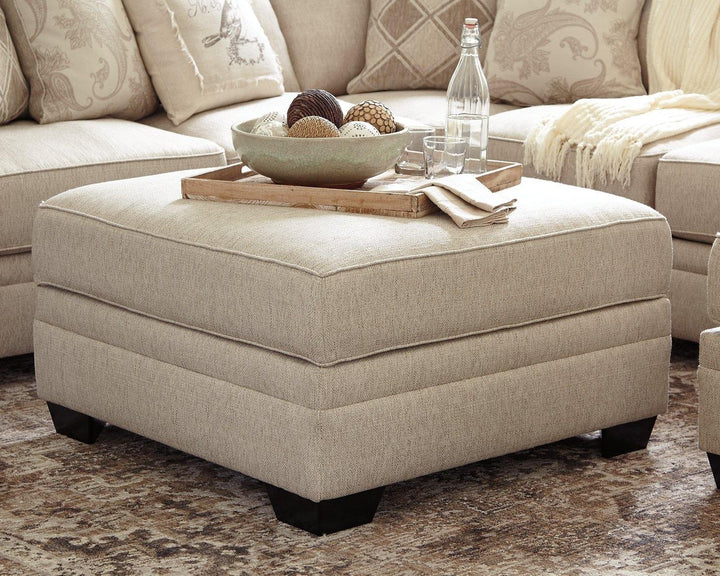 Luxora Ottoman With Storage 5252111 Bisque Contemporary Stationary Upholstery By AFI - sofafair.com