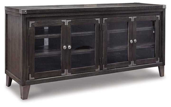 W901-60 Black/Gray Contemporary Todoe 70" TV Stand By Ashley - sofafair.com