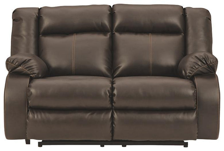 Denoron Power Reclining Loveseat 5350574 Chocolate Contemporary Motion Upholstery By AFI - sofafair.com