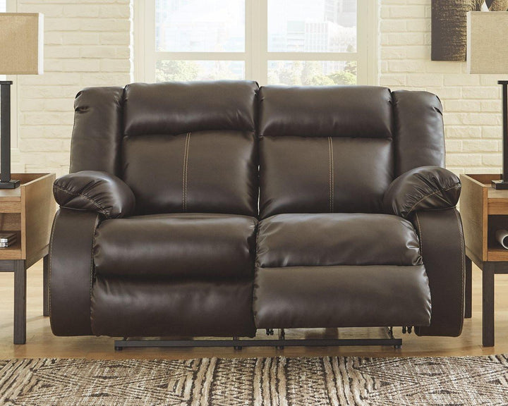 Denoron Power Reclining Loveseat 5350574 Chocolate Contemporary Motion Upholstery By AFI - sofafair.com