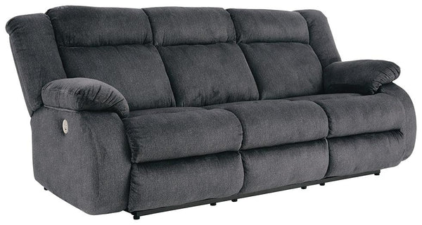 Burkner Reclining Sofa and Loveseat 53804U1 Marine Contemporary Motion Upholstery Package By AFI - sofafair.com