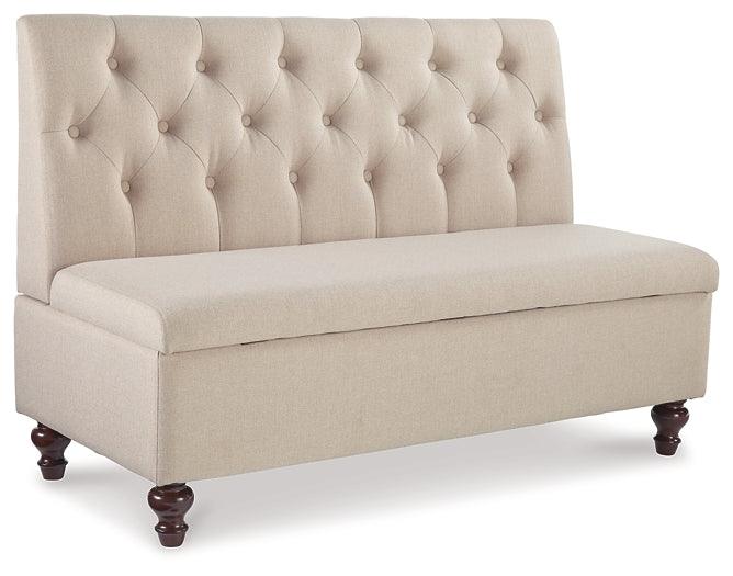 Gwendale Storage Bench A3000185 White Casual Accent Chairs - Free Standing By Ashley - sofafair.com