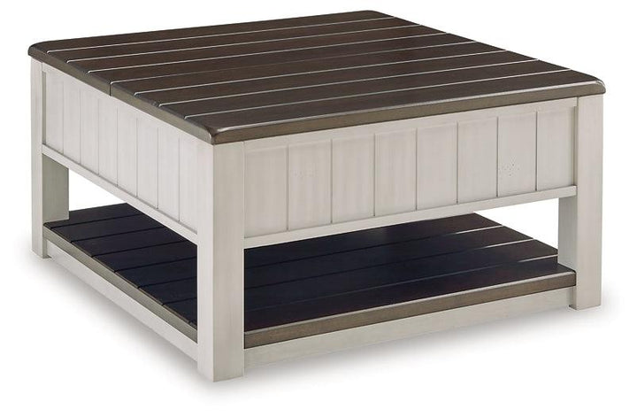 Darborn Lift-Top Coffee Table T796-00 Black/Gray Casual Cocktail Table Lift By Ashley - sofafair.com