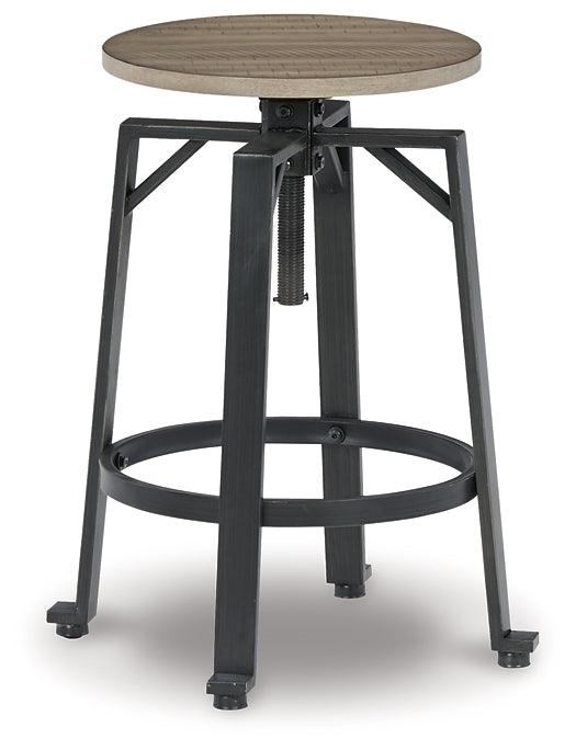 Lesterton Counter Height Stool D334-024 Black/Gray Casual Barstools By Ashley - sofafair.com