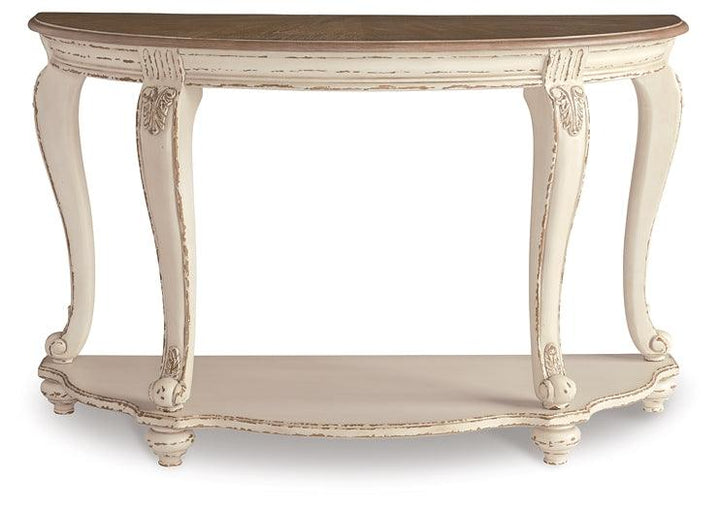 T743-4 White Casual Realyn Sofa Table By Ashley - sofafair.com