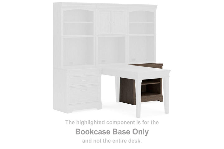 Janismore Bookcase H776H8 Black/Gray Traditional Home Office Cases By Ashley - sofafair.com