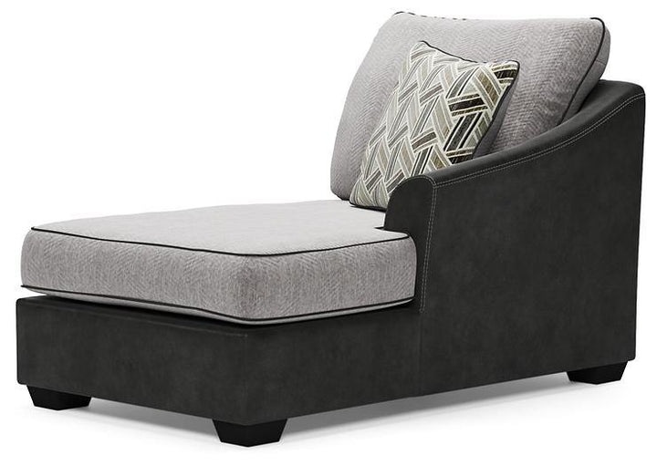 Bilgray 3Piece Sectional 55003S2 Pewter Contemporary Stationary Sectionals By AFI - sofafair.com